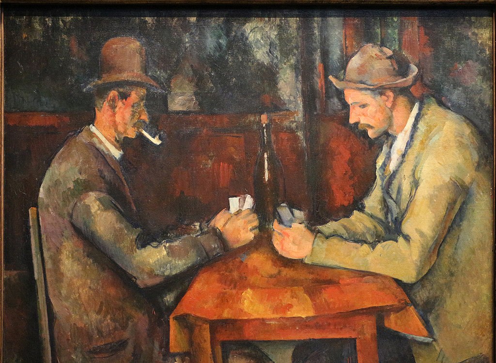 Les Joueurs de cartes. Paul Cézanne. 1890–1895