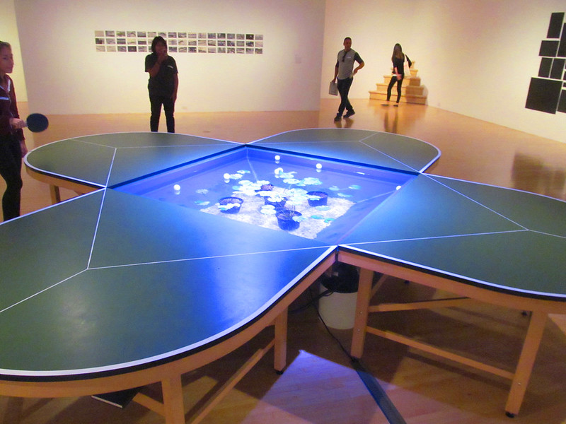 Ping Pond Table. Concept art de Gabriel Orozco. 1998