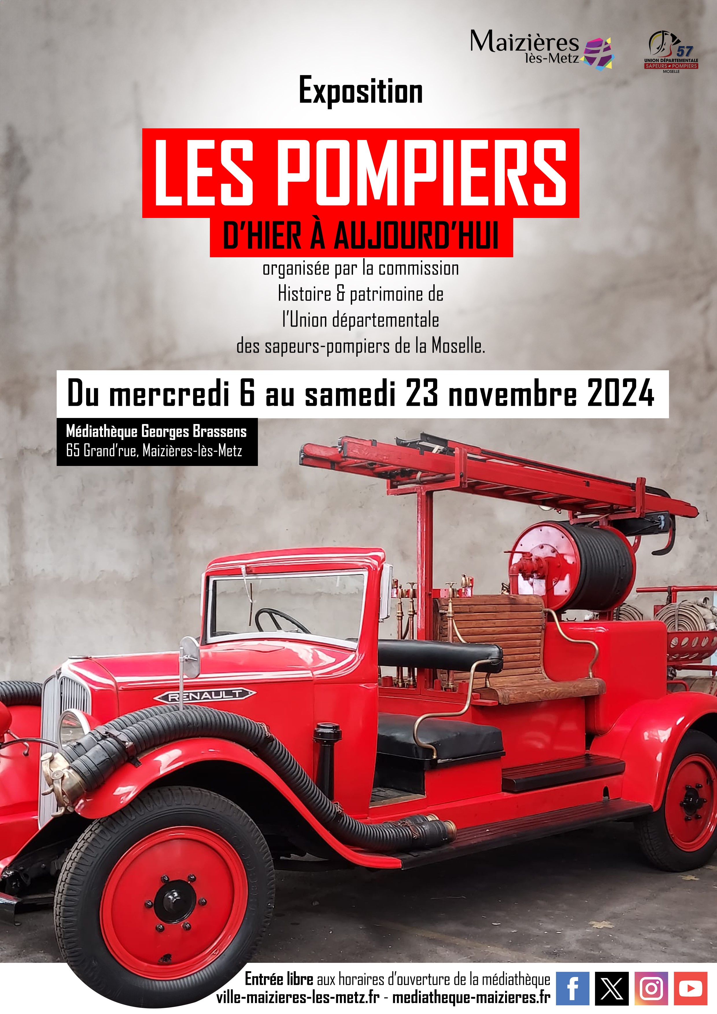 Exposition "Les Pompiers d’hier à aujourd’hui" | 